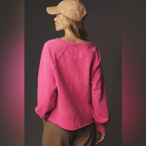 Pilcro ~ Reworked Popover Sweatshirt - Picture 5 of 6